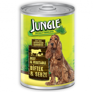 Jungle Adult Biftekli ve Sebzeli 415 gr Köpek Maması kullananlar yorumlar